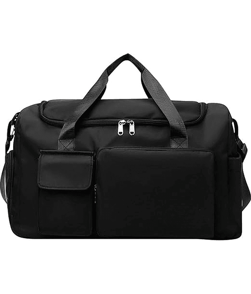 SUNESH CREATION 28 Ltrs Black Fabric Duffle Bag