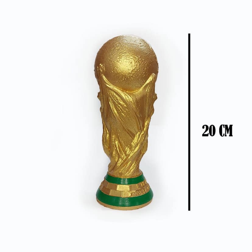 World Cup Trophy Replica Model 3d printed view 2