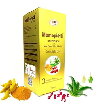 Memopi HC - Daily Care Lotion For All Skin Type 200 ml (Pack of 2) (Pack of 2)