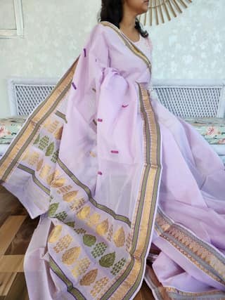 Handwoven Cotton Saree