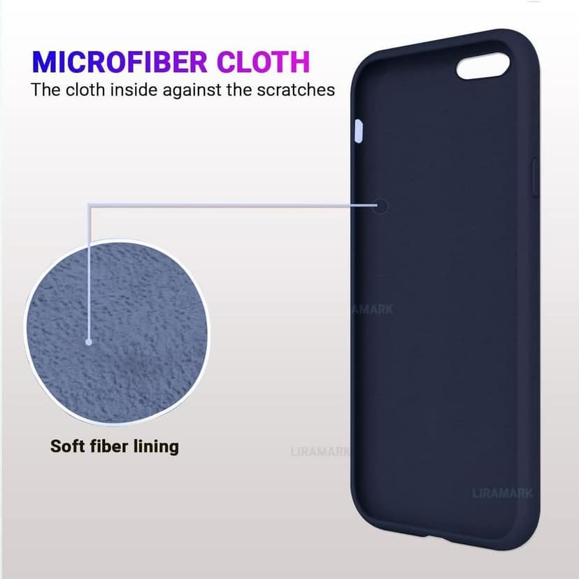 LIRAMARK Liquid Silicone Soft Back Cover Case for Apple iPhone 6 Plus / 6S Plus view 4