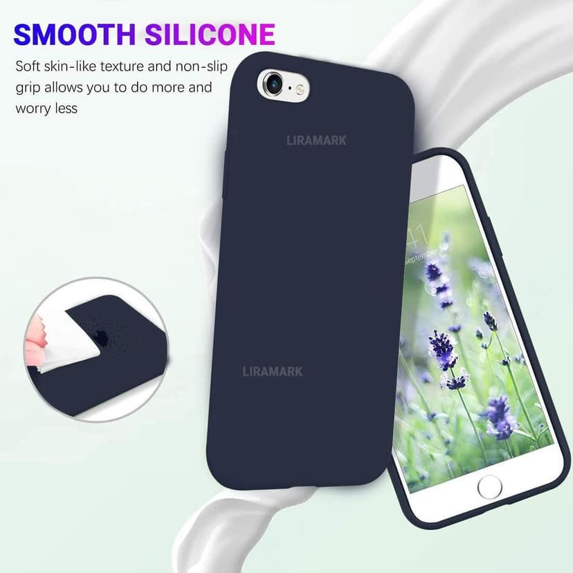 LIRAMARK Liquid Silicone Soft Back Cover Case for Apple iPhone 6 Plus / 6S Plus view 6