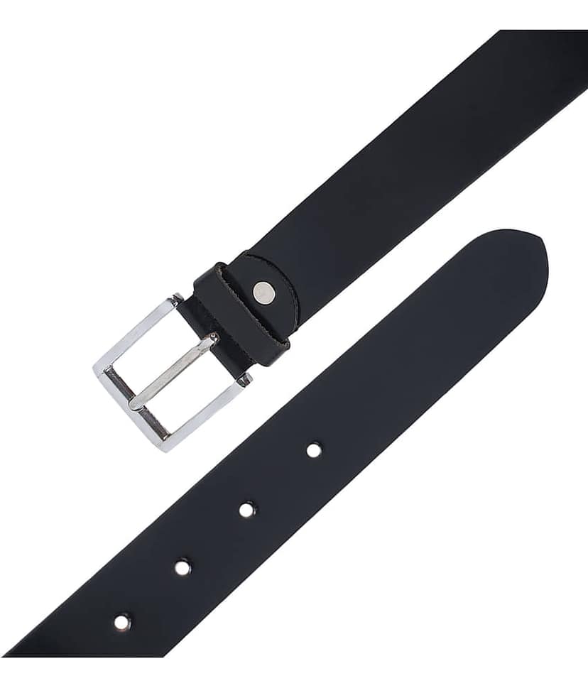 CIMONI - Black Leather Men's Formal Belt ( Pack of 1 ) view 2