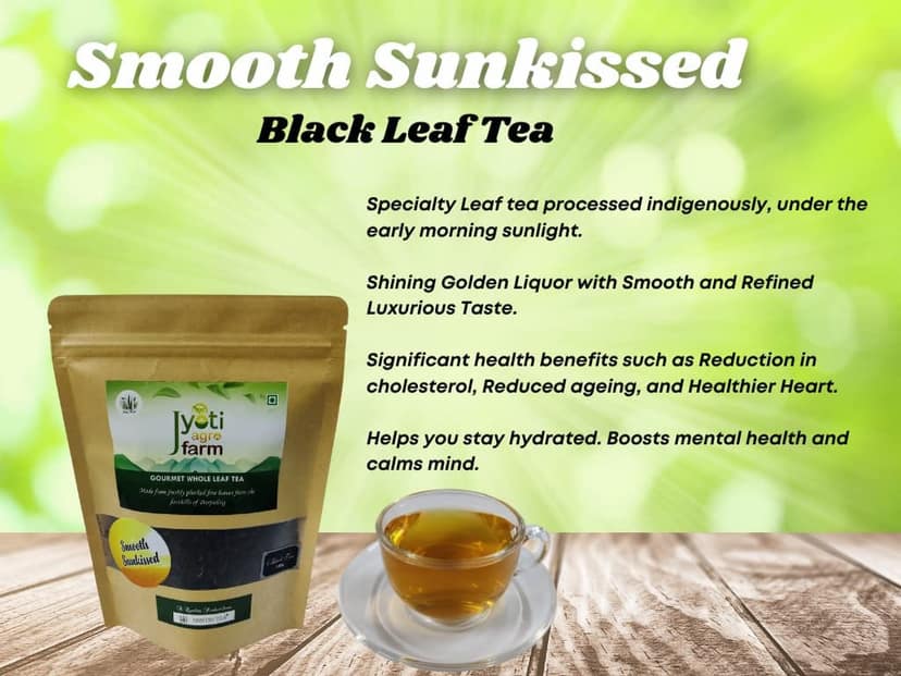 MINTRI TEA Premium Orthodox English Black Tea Collection | From the Foothills of Darjeeling | Roasted, Smooth Sunkissed, Rich & Bold | Jyoti Agro Farm (3 x 100g packs) view 3