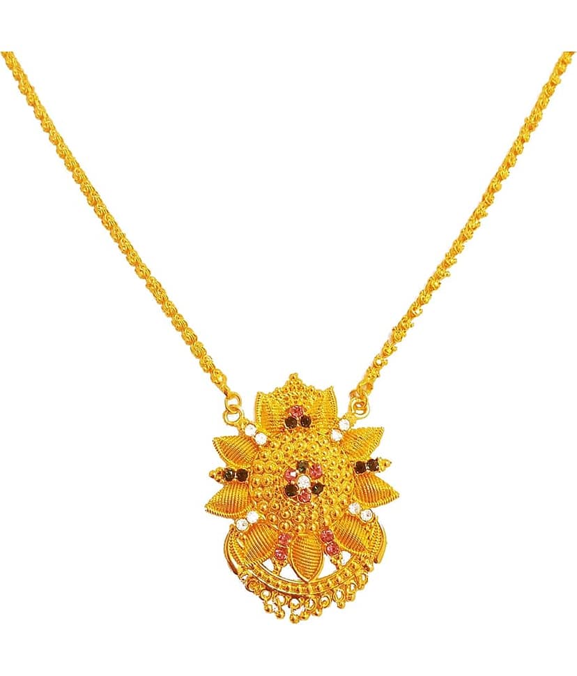 JIPPA - Golden Mangalsutra ( Pack of 1 ) view 2