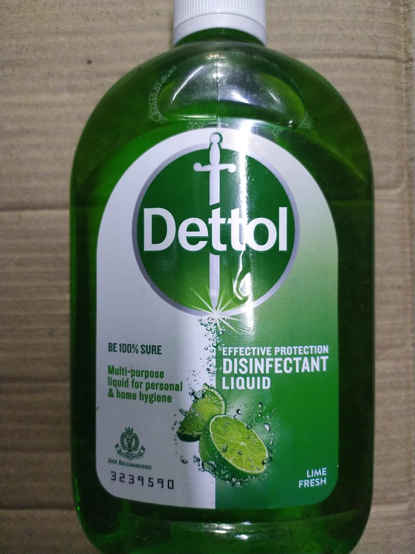 Dettol Be 100% sure Disinfectant Liquid Lime fresh
