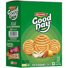 BRITANNIA GOOD DAY PISTA BADAM BISCUITS 250G