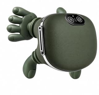 Heated Neck Massager, Wireless Shiatsu Neck & Shoulder Back Massager, Electric 4D Deep Tissue Kneading with Heat, Cordless Portable for Pain Relief & Muscle Relax, Home & Office,Claw design