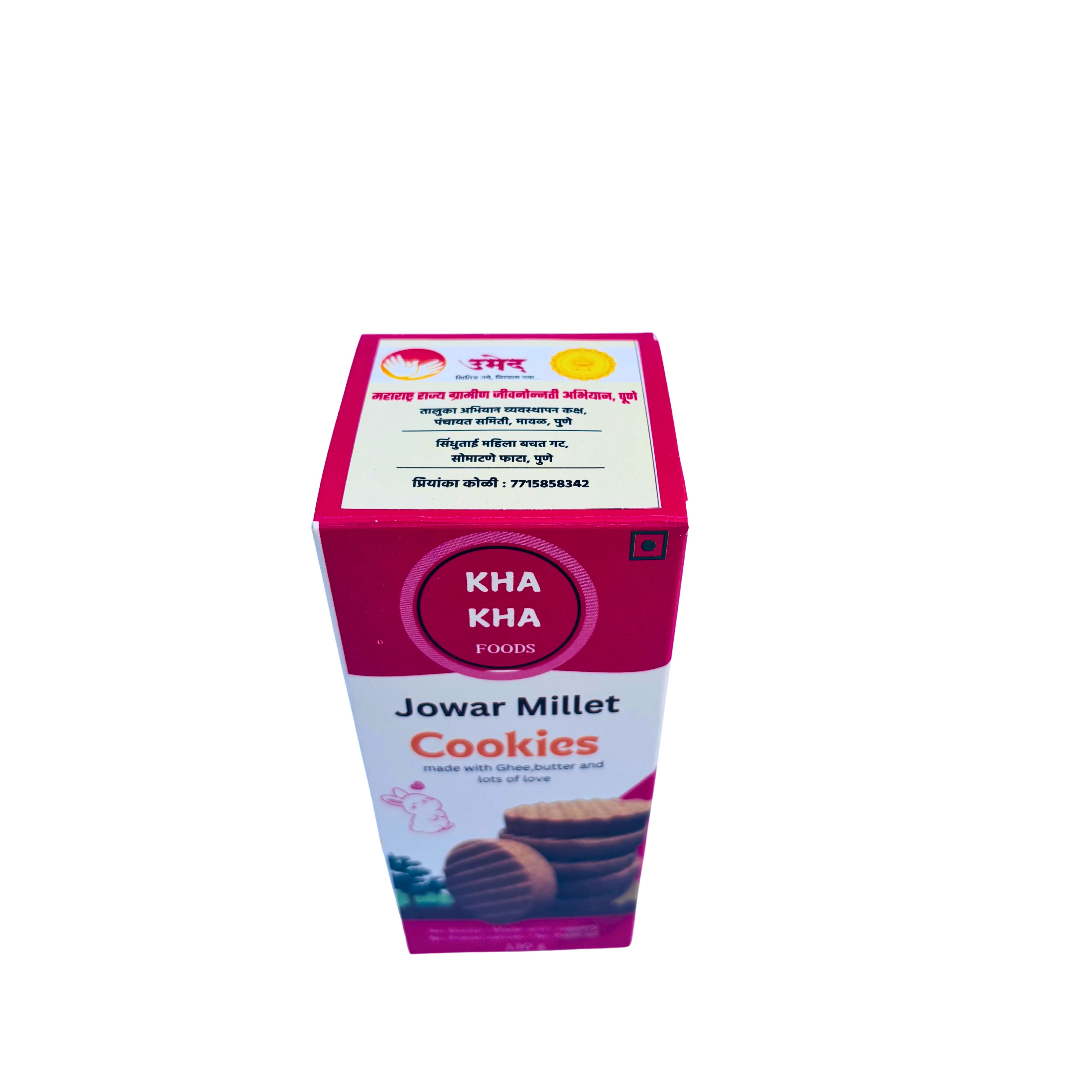 KHA KHA FOODS Jowar Millet Cookies 130 g view 4
