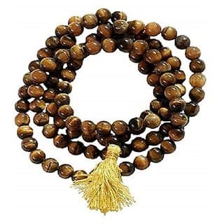 Cat's Eye Stone Mala by Ratan Bazaar