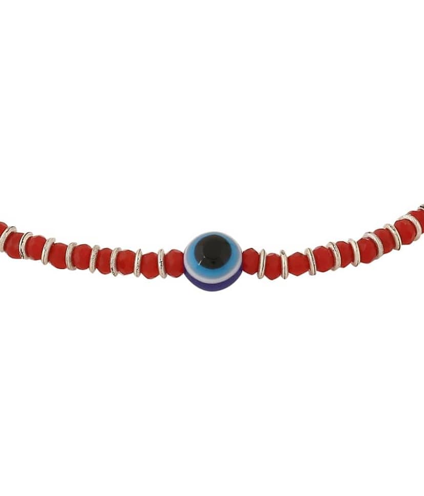 VIRAASI - Red Anklets ( Pack of 2 ) view 2