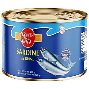 Golden Prize Canned Sardine In Brine, 200 g