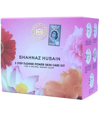 Shahnaz Husain 5 STEP FLOWER POWER SKIN CARE KIT (5 X 10 gm)