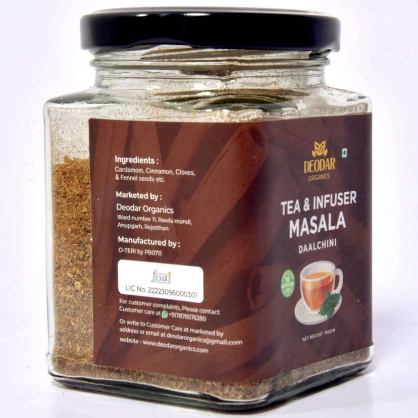 Deodar organics tea masala / chai masala (Daal chini) view 2