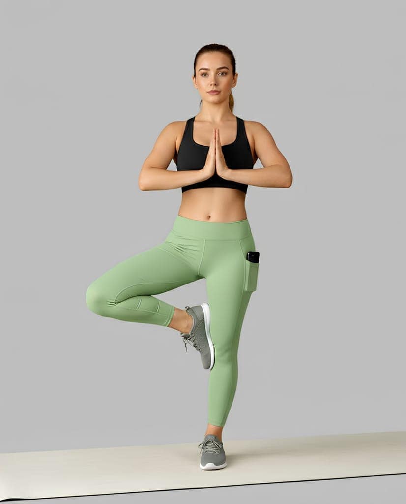 Modern Women’s All-Purpose Sports Tights | Suitable for Gym Wear, Yoga, Running, Fitness Training, Workout & Playing Sports | Premium Lycra Fabric view 2