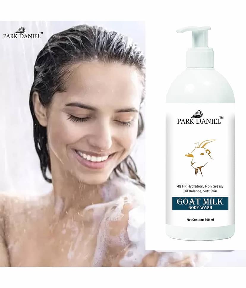 Park Daniel Goat Milk Body Wash with UV White Natural Cream for Cleaness Glowing Body Wash 300 mL Pack of 2 view 2