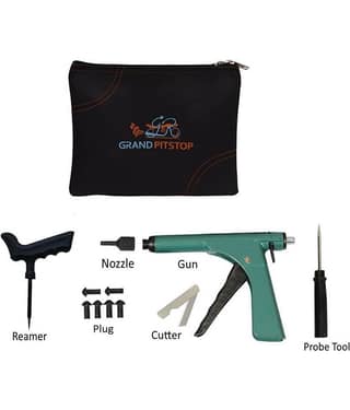 GrandPitstop Tubeless Tyre puncture Repair Gun Kit