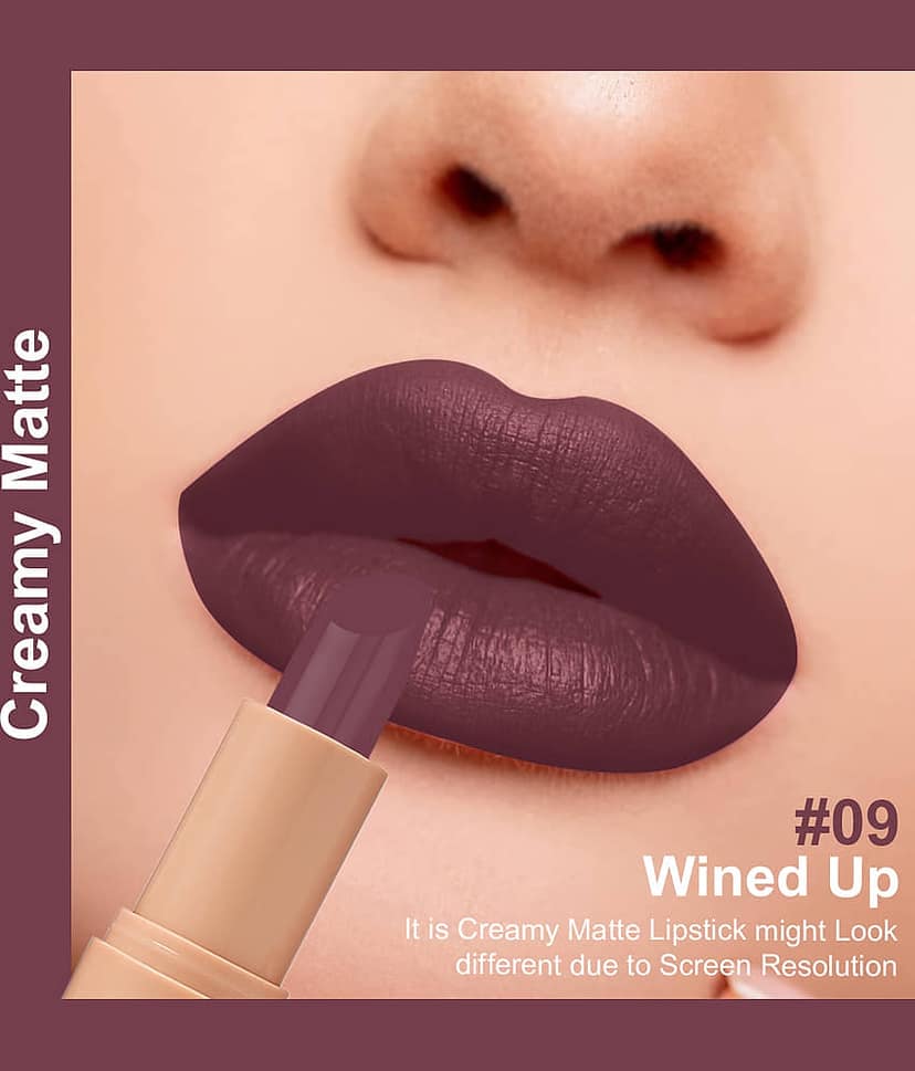 One Wish Wine Drop Matte Long Lasting Creme Lipstick ( Pack of 1 )