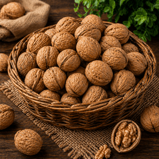Walnuts with Shells (1kg) | Fresh & Crunchy Dry Fruits | Healthy Snacking & Baking