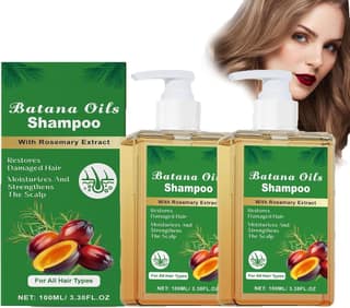 ELHAE Batana Oils Shampoo With Rosemary Extract | For All Hair Types | Nourishing Cleanser That Helps Moisturize & Strengthen Scalp and Hair | Gentle Use Daily Shampoo (200ml)