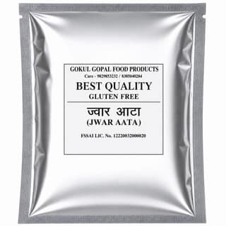 Gokul Gopal Jowar Aata (Sorghum Flour), Gluten Free, High in Fiber, Supports Weight Loss, Boosts Immunity, Good for Diabetic Patients, Skin and Hair 500gm