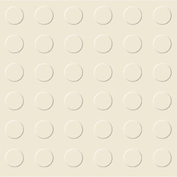 Orientbell Floor Tiles OPV Coin Ivory 10 Pcs view 2