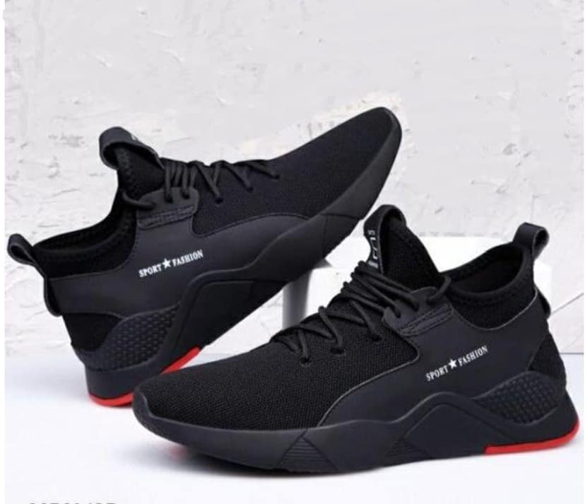 Ontour Stylish Black Mens Sports Running Shoes Pack Of 2 view 2