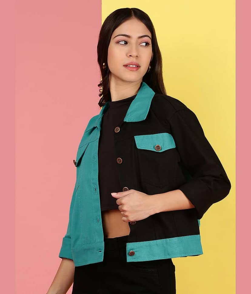 VOXATI - Denim Multicolor 2 Denim Jacket Pack of 1 view 3