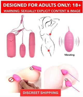 SR ENTERPRISE Dual Egg Vibrator Female Masturbator Vibrating Egg Remote Control G-Sp*ot Massage
