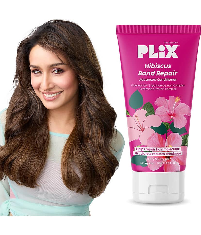 The Plant Fix Plix Hibiscus Bond Repair Advanced Conditioner, Repairs Hair Molecular Structure (175 ml)