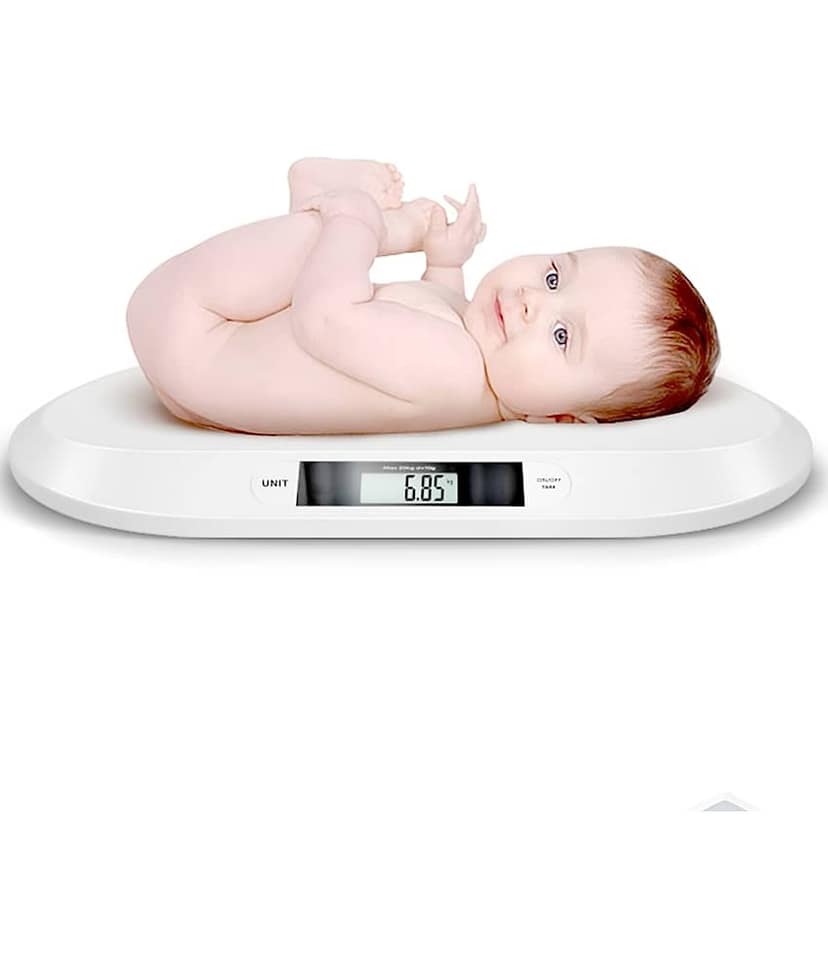 K-life WS-104 Digital Personal Baby Infant Toddler Weight Electronic Machine Weighing Scale (White)