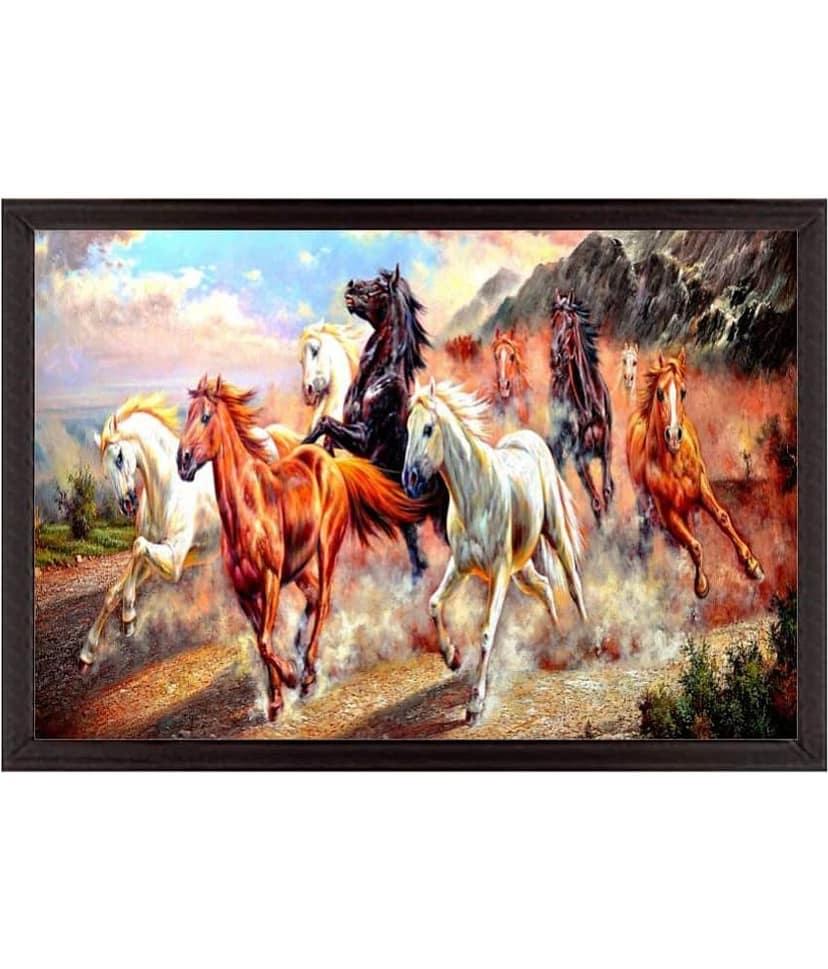 Indianara Abstract Painting With Frame