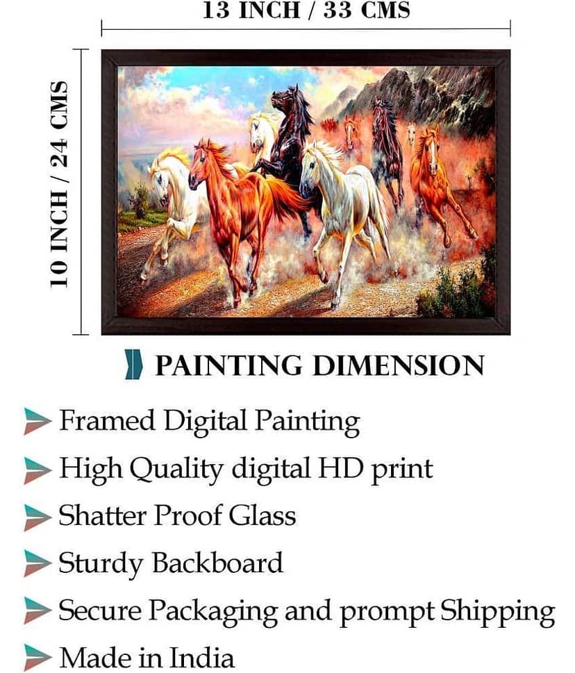 Indianara Abstract Painting With Frame view 2