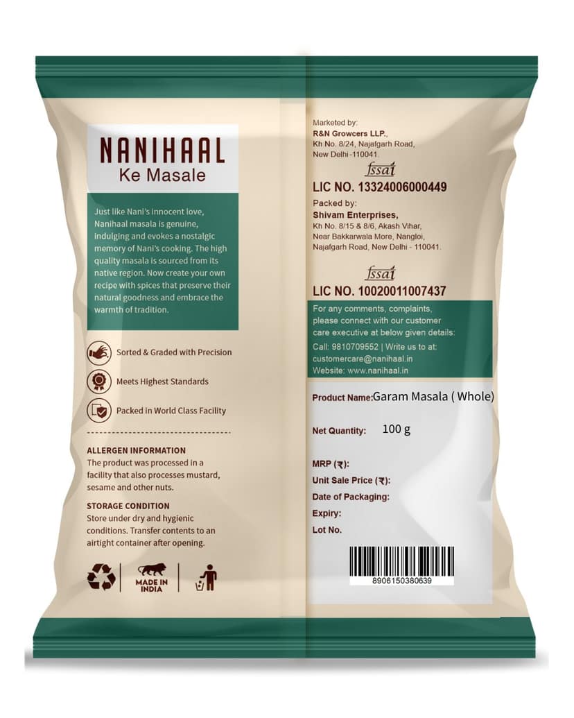 Nanihaal Garam Masala 100g view 3