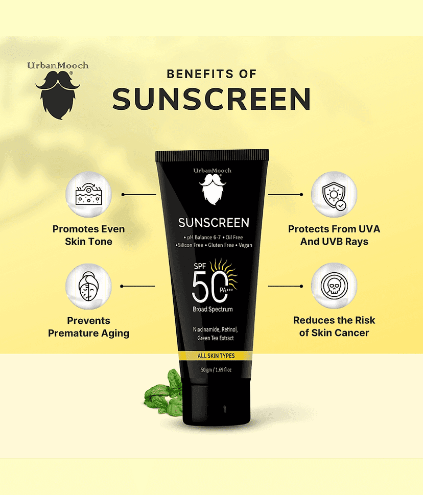 UrbanMooch Sunscreen Cream For All Skin Type ( Pack of 1 ) view 2