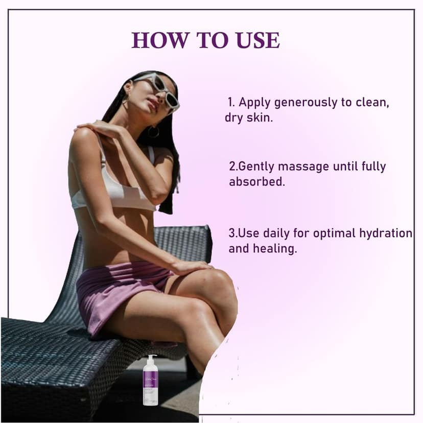 MadamCharm Advanced Intensive Body Lotion 200ml | SPF 15 | Moisturize Heal Very Dry Skin | Vitamin E view 4