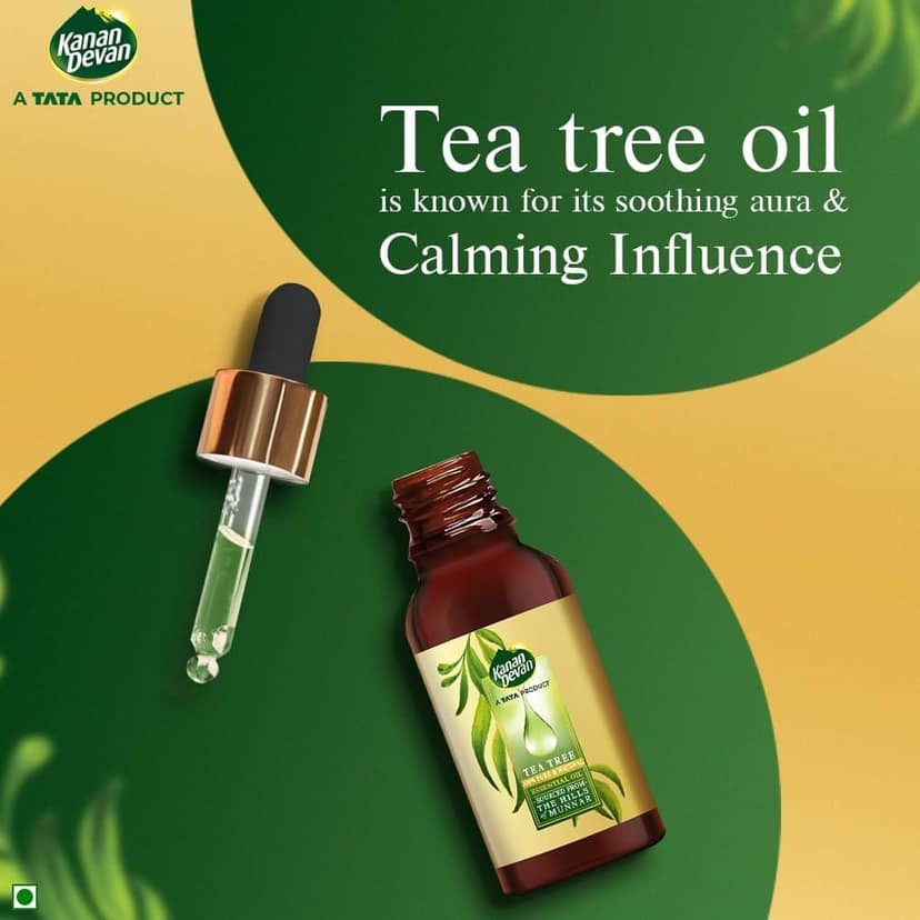 Kanan Devan Essential Oil, A TATA Product, Tea Tree, Pure & Natural, 15ml view 4