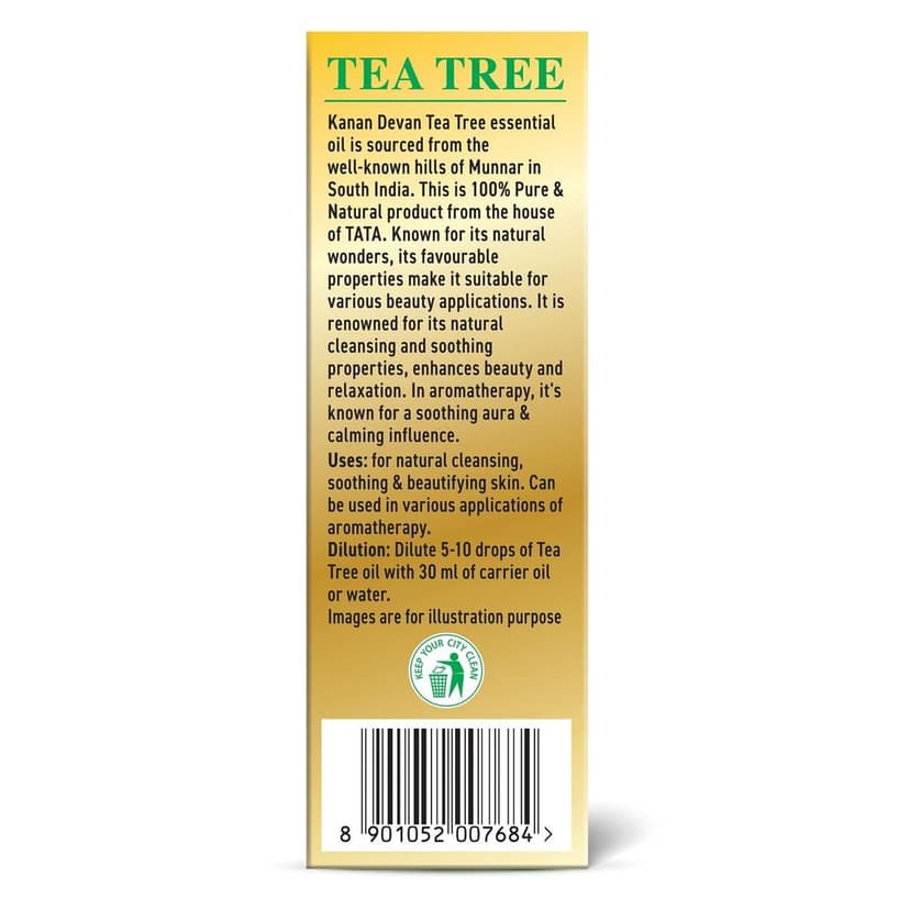 Kanan Devan Essential Oil, A TATA Product, Tea Tree, Pure & Natural, 15ml view 7