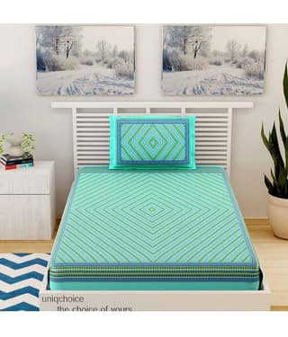 Uniqchoice Cotton Single Bedsheet ( Red )