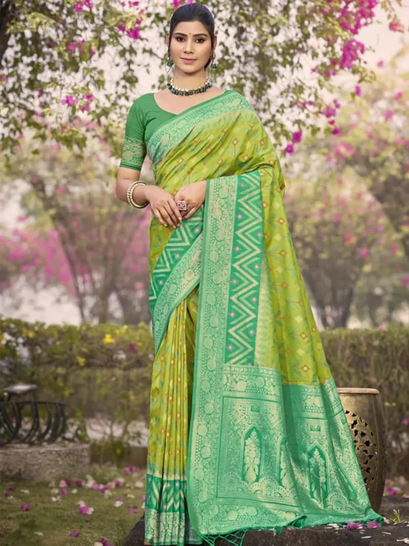 Light Green Silk Saree