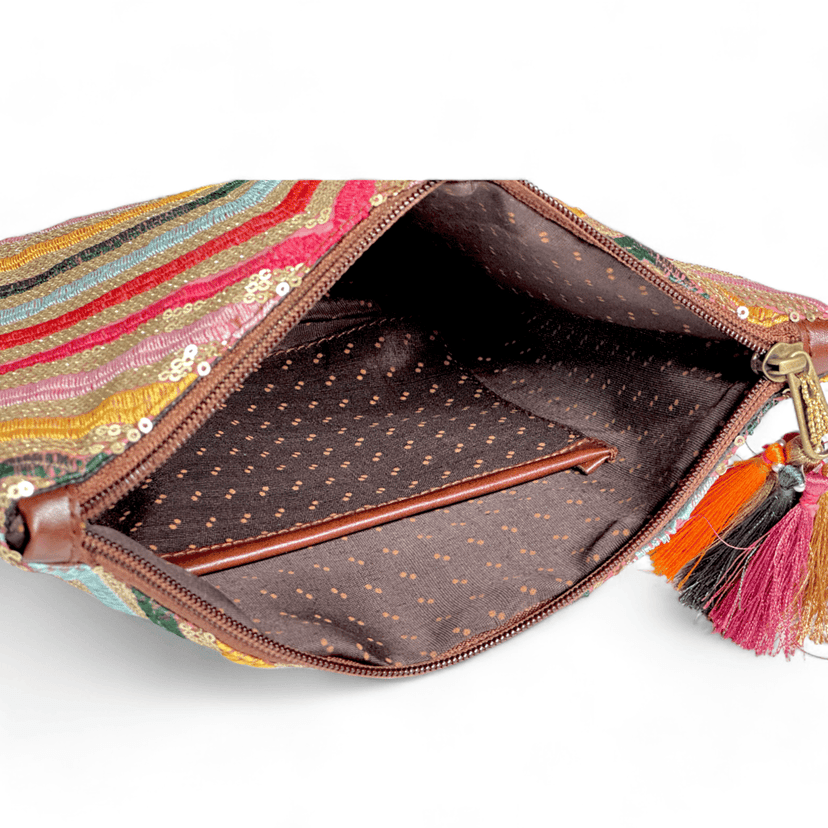 PRASHU Colorful Sequined Pencil Utility Pouch Makeup, Travel, Organizer Pouch Purse For Women & Girls view 4