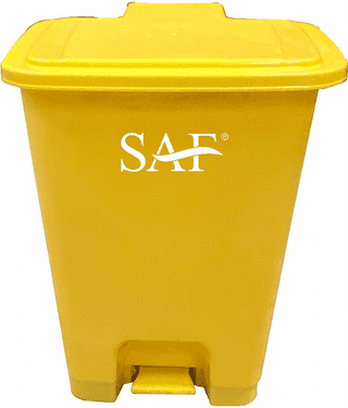 SAF PLASTIC PEDAL BIN 15 LITERS for Office, Kitchen, Hospitals, Hotel, Restaurant, Farm House, Resort, Residence, Parking, Indoor or Outdoors.