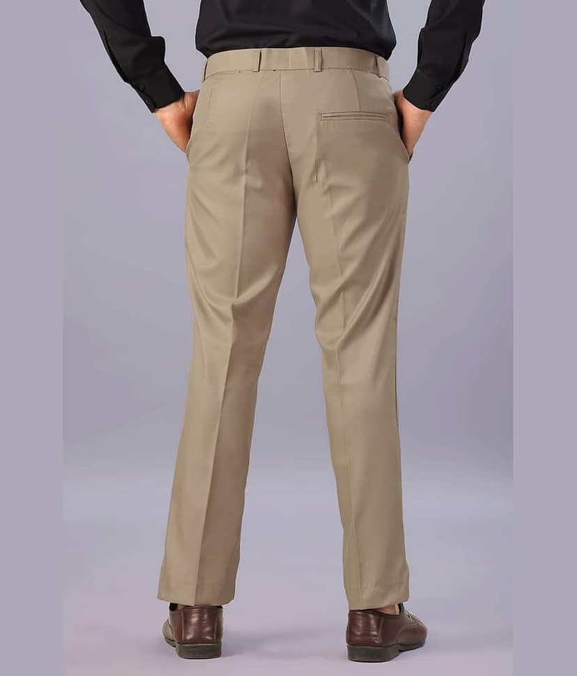 MOUDLIN Regular Men's Formal Trouser - Black ( Pack of 1 ) view 2