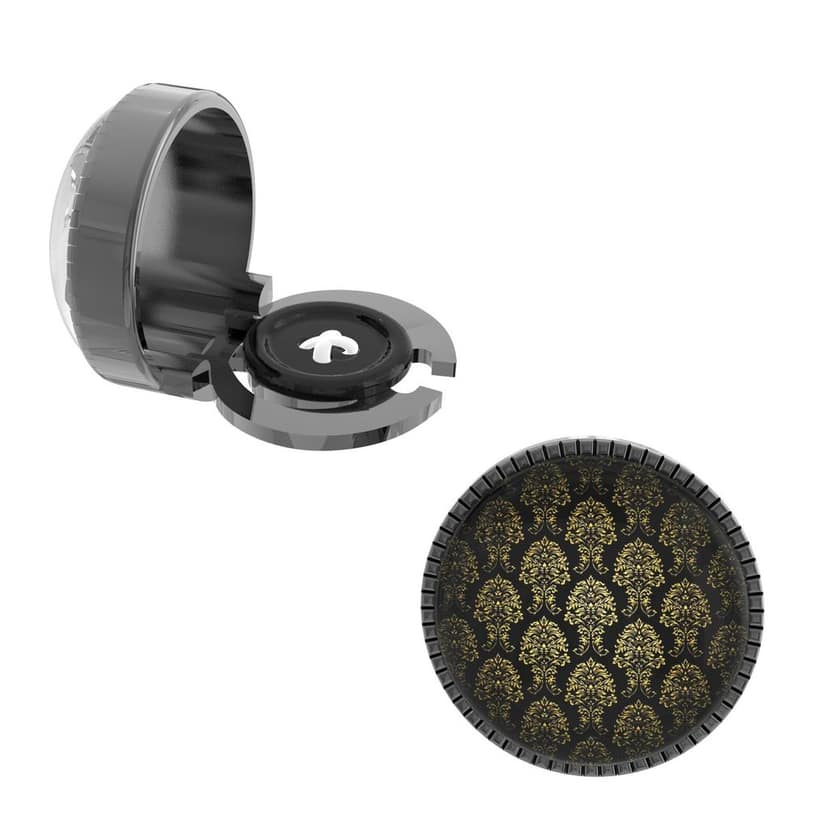The Smart Buttons - Shirt Button Cover Cufflinks for Men - Golden Droplets Style view 7