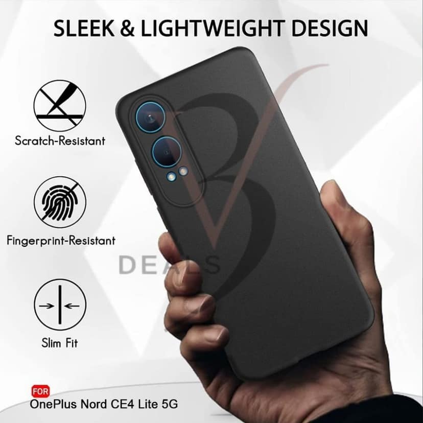 V3Deals Compatible OnePlus Nord CE 4 Lite 5G Silicone Cover Durable premium silicone construction offers long-lasting daily protection without adding bulk to your phone. view 3