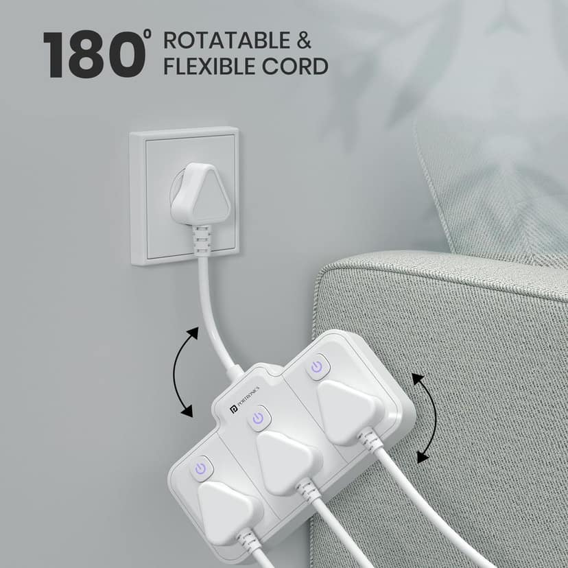 Portronics 2500W Power Plate Nano 3-in-1 Power Extender view 4