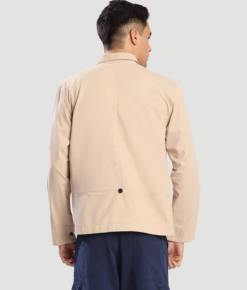 Bene Kleed Cotton Men's Casual Jacket - Beige ( Pack of 1 ) view 6