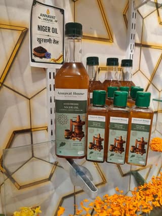 Annavat House Wood-Pressed Niger Oil (1L) | Pure & Unrefined | Traditional Cooking Oil