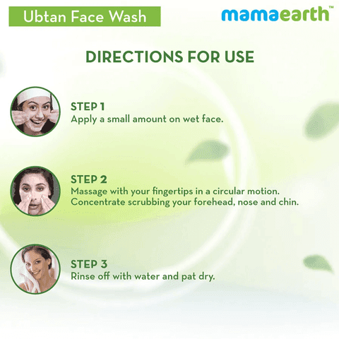 Mamaearth Ubtan Natural Face Wash, 100 ml Tube view 8