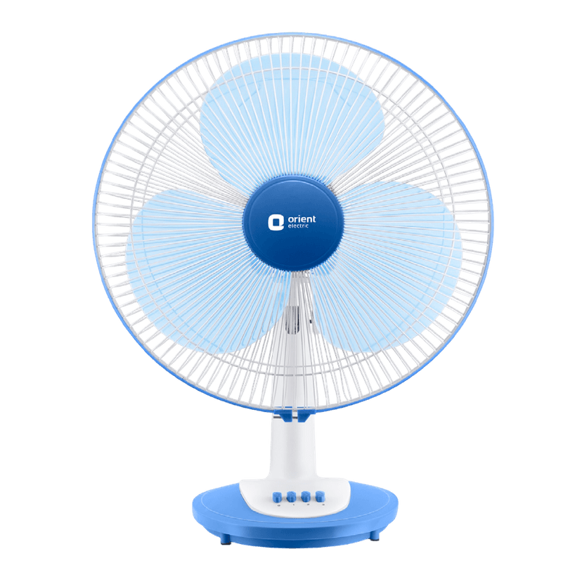 Desk 25 400MM Table Fan Desk 25 400MM Table Fan - White Blue